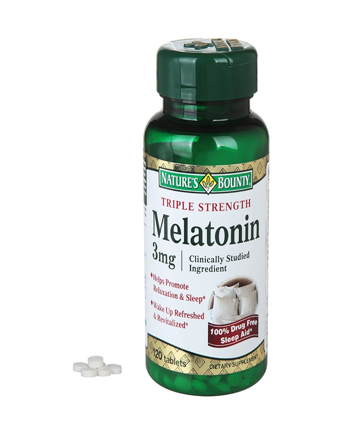 > 美国自然之宝 褪黑素片 3mg*120片