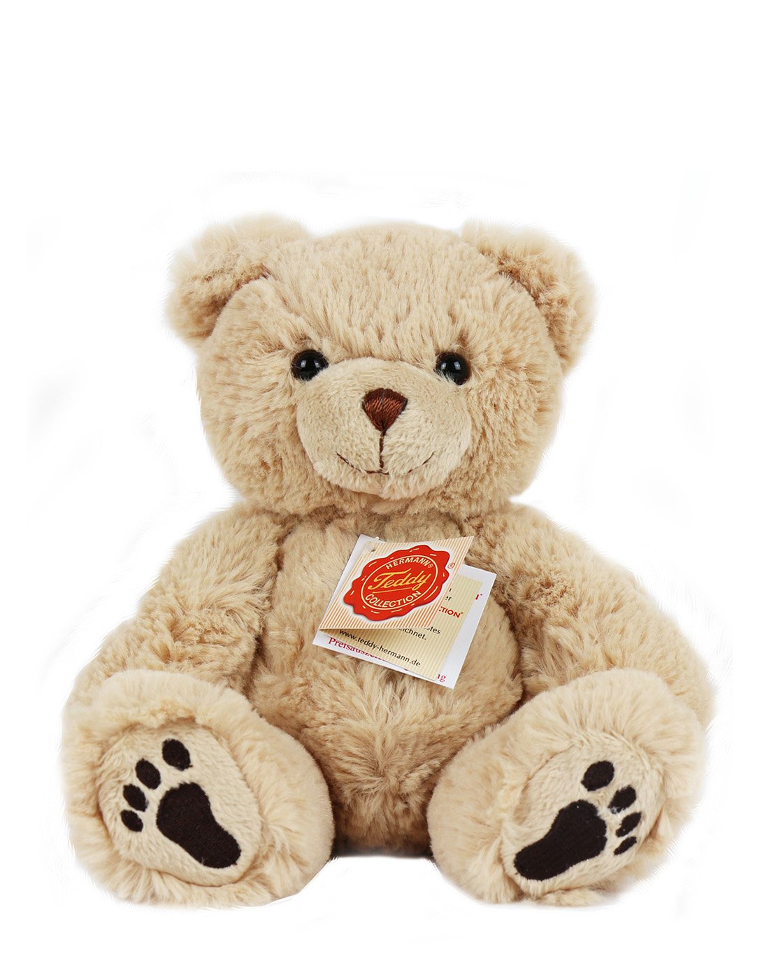 德国hermann teddy赫尔曼米色短毛泰迪熊 23cm 收藏手工版 仿真玩偶 0