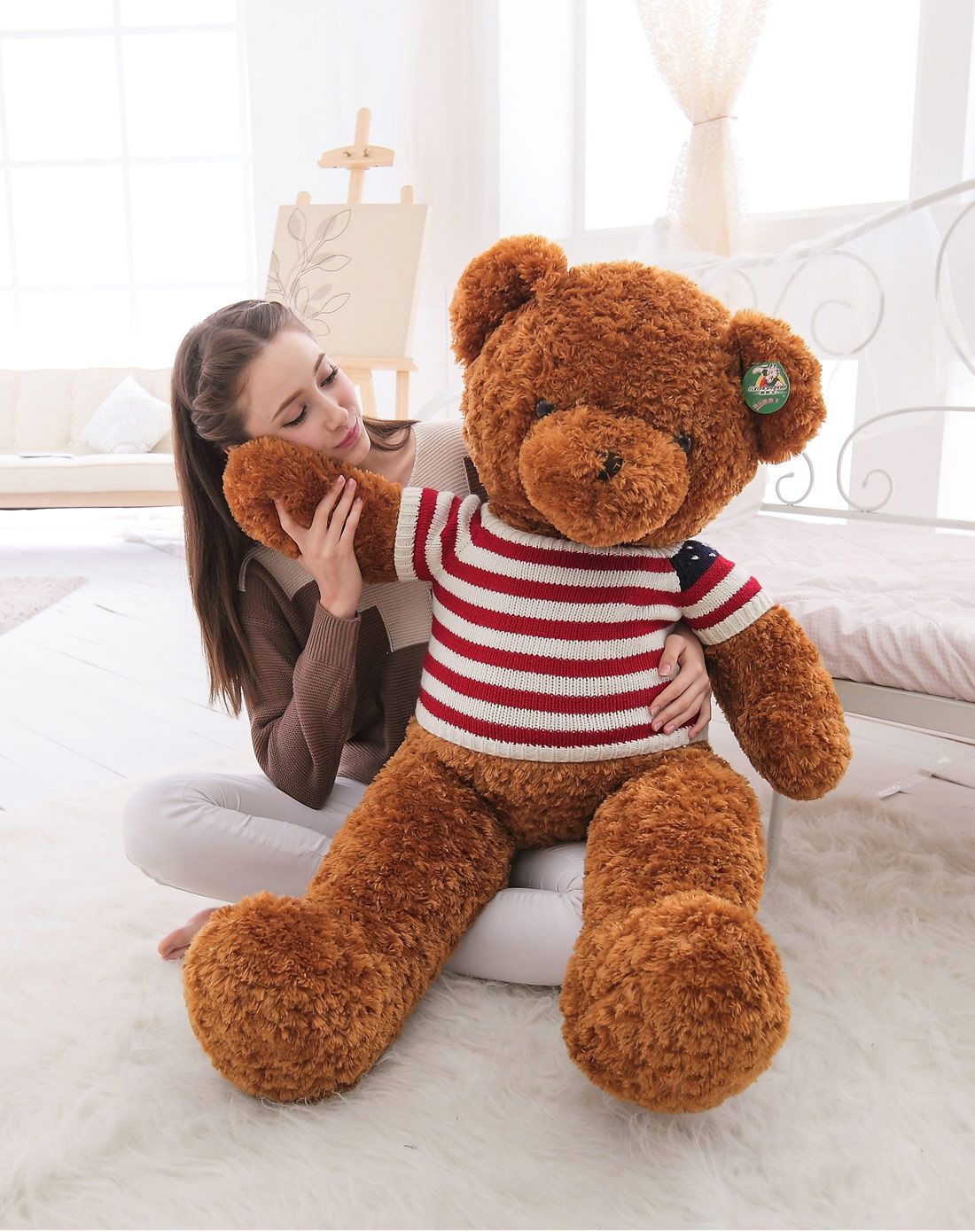 棕色珍藏版美国熊70厘米