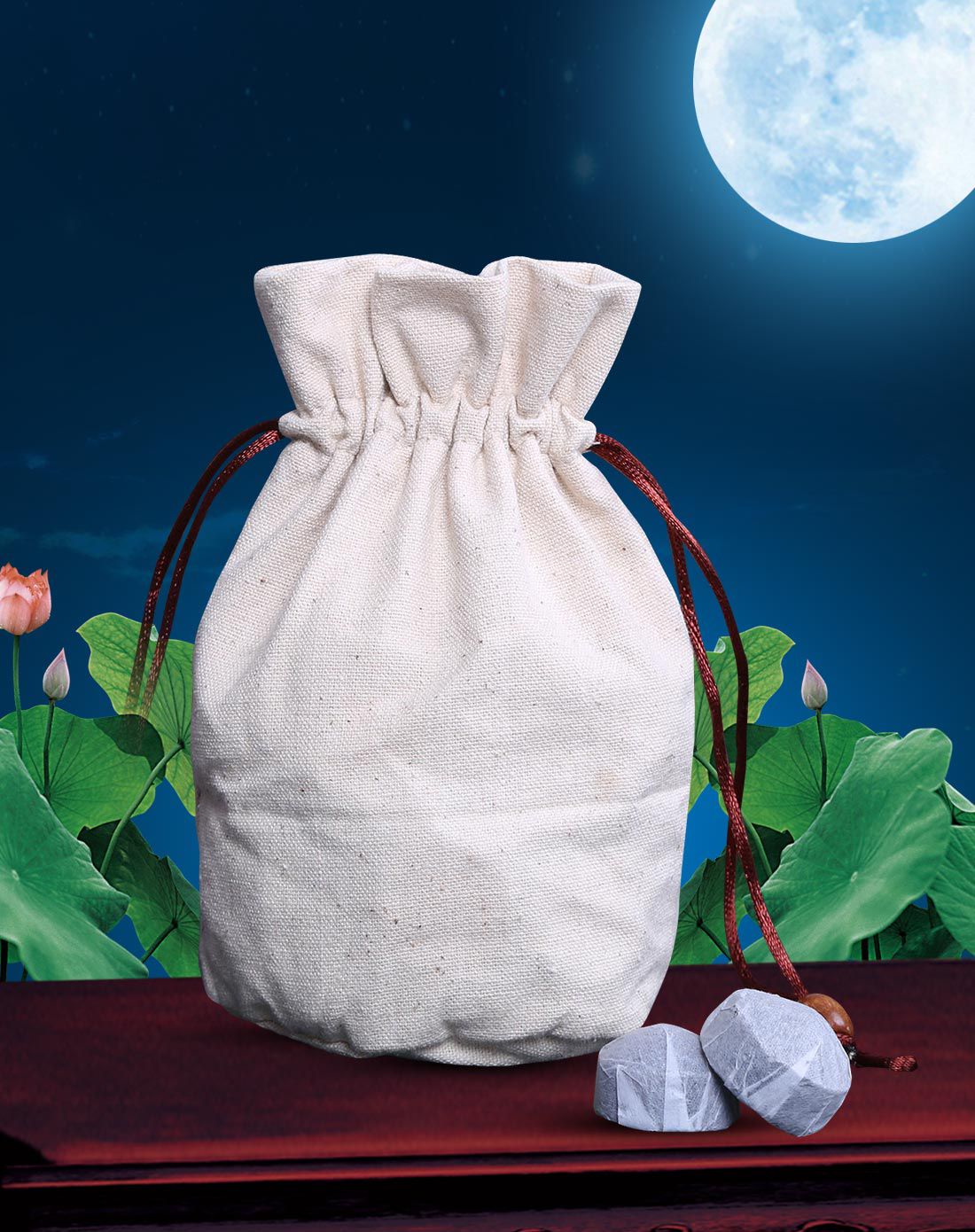 八马茶业精选茶叶专场(2件起售)麻布袋普洱小金沱熟茶250g