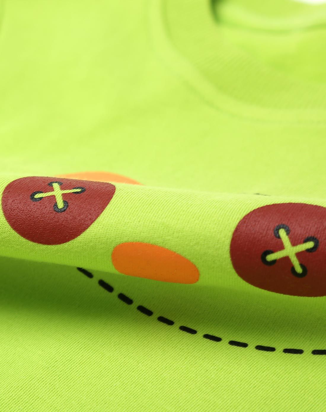 男童粉绿色纯棉t恤