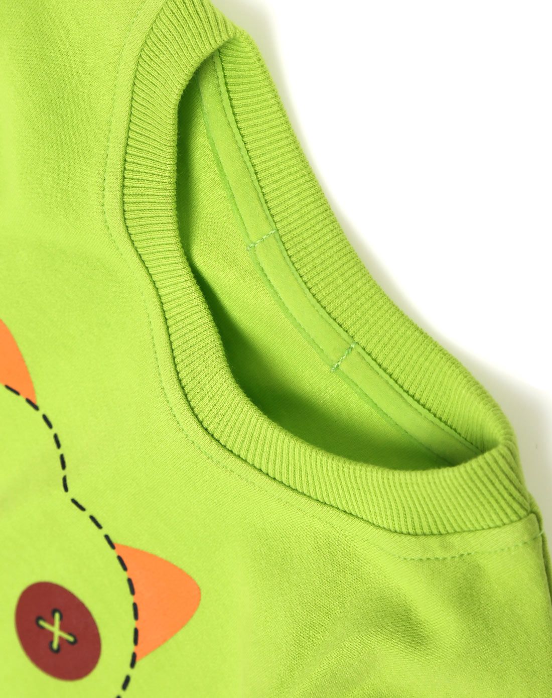 男童粉绿色纯棉t恤