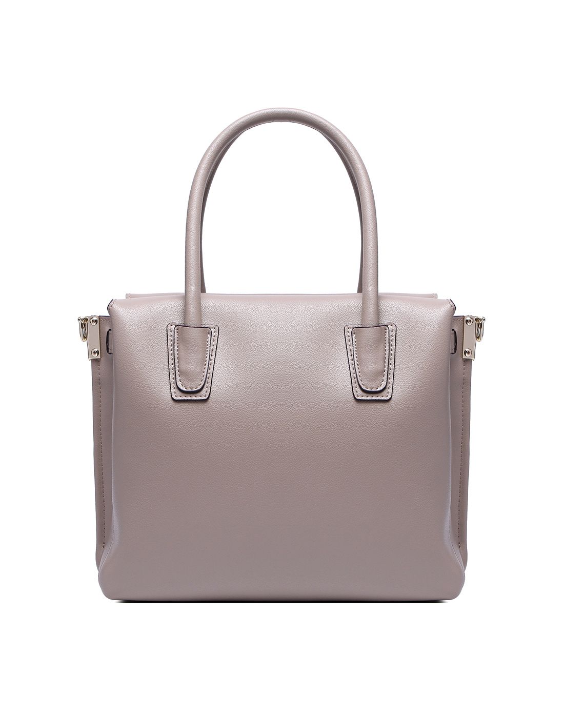 2016夏季新款 灰褐色简约大气牛皮手提包