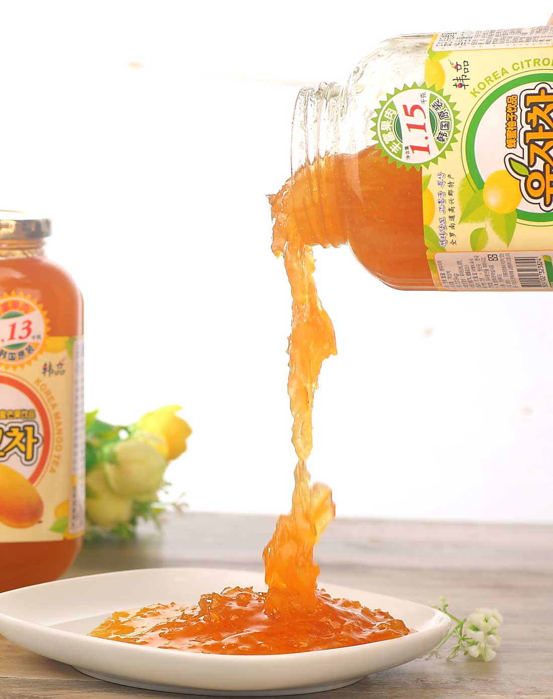 韩国面食专场直发货【甘酸可口沁人心脾】韩品蜂蜜柚子饮品1.