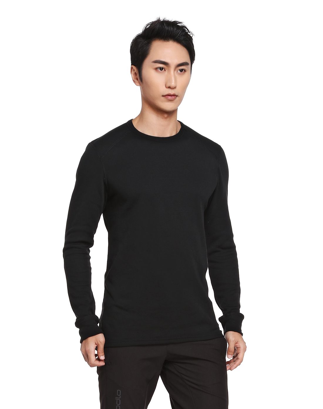 originalwarm 男款黑色长袖t恤