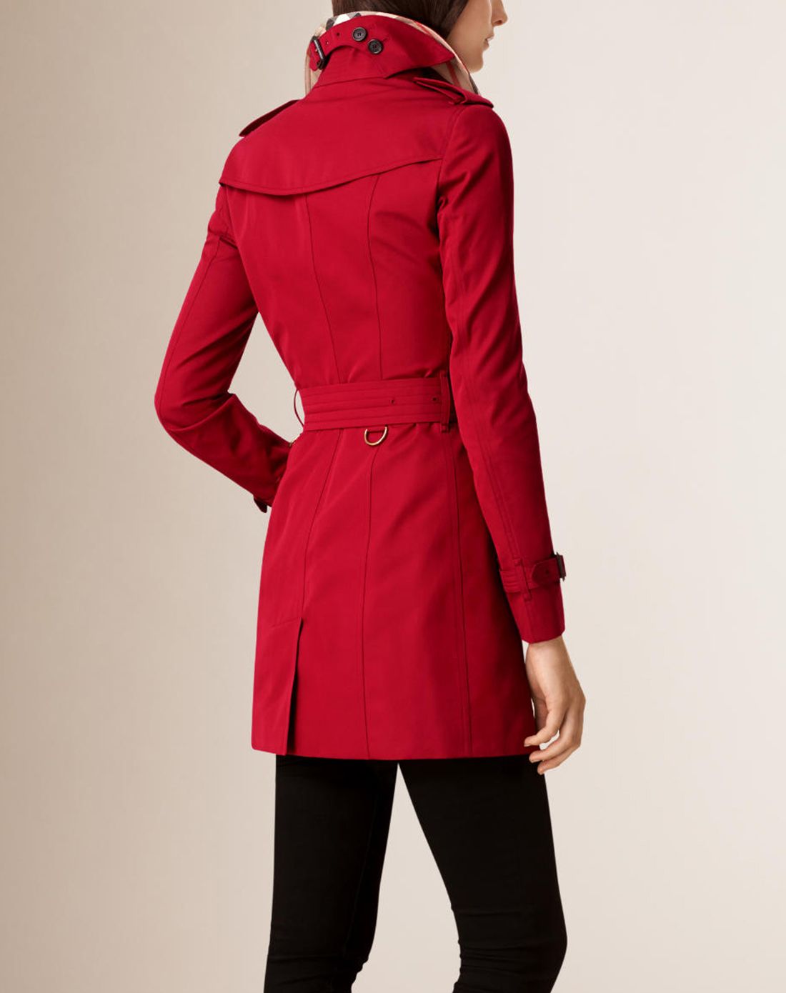 > burberry 经典红色外衣 (中)