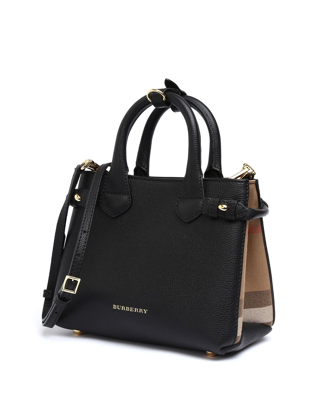 burberry女士黑色休闲单肩包