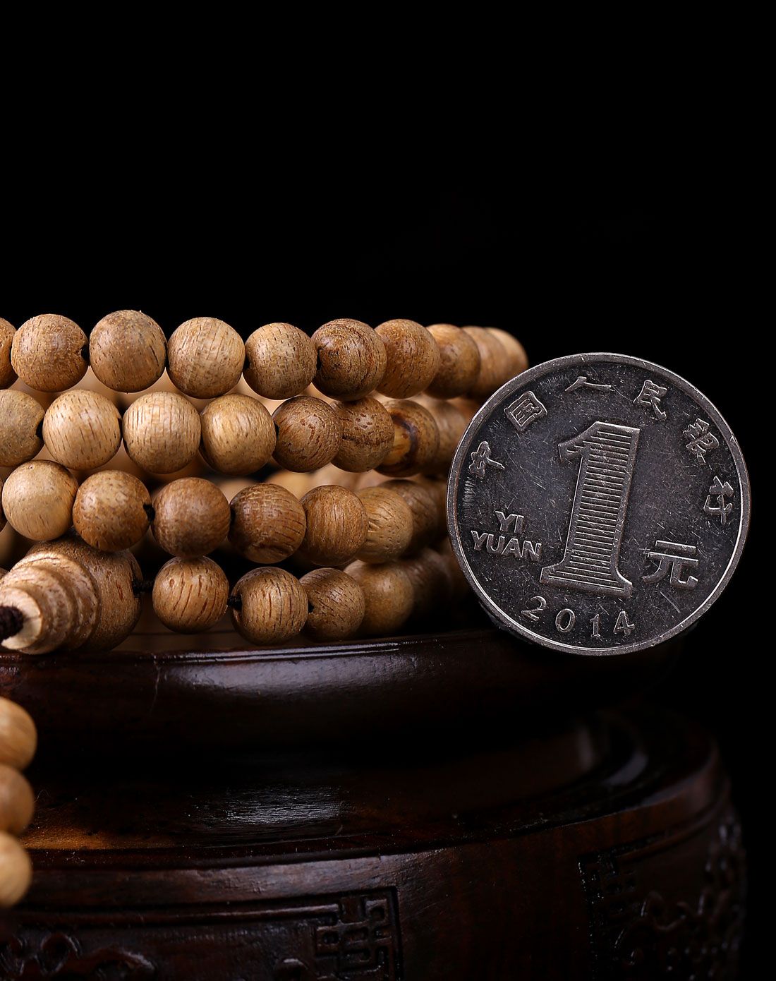 福慧增长天然沉香木念珠