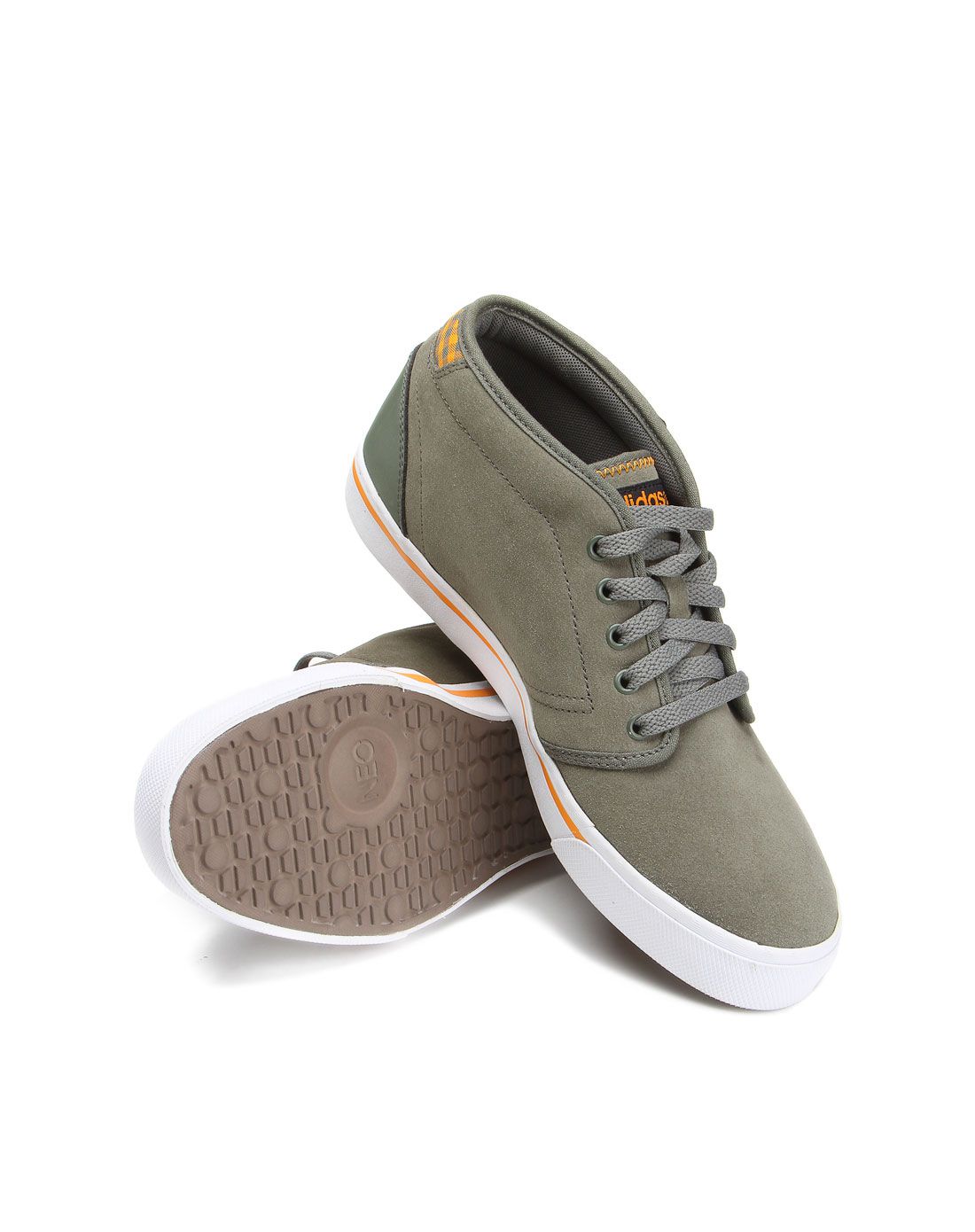 时尚运动 男款灰绿色复古鞋 neo系列