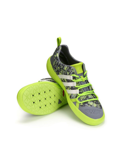 抓地力强 中性款灰色/绿色涉水鞋 户外系列