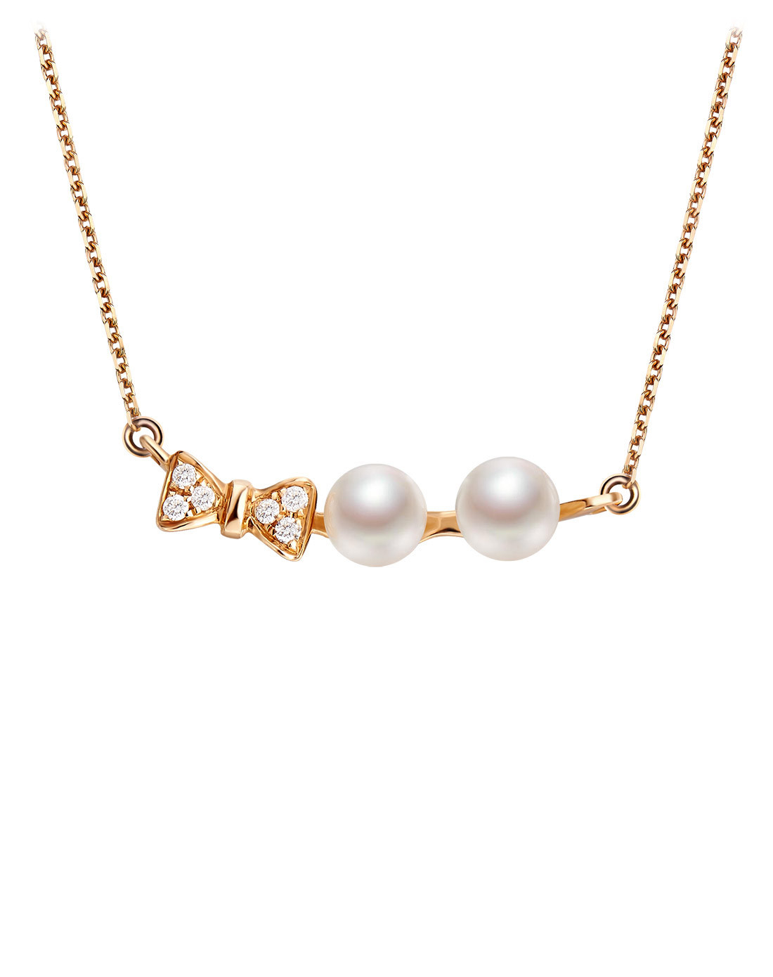 曼卡龙 18k金项链珍珠【半糖主义】