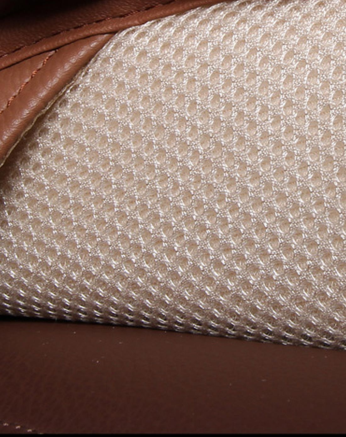 丽彩 高档皮革冰丝四季通用座垫 卡宴色