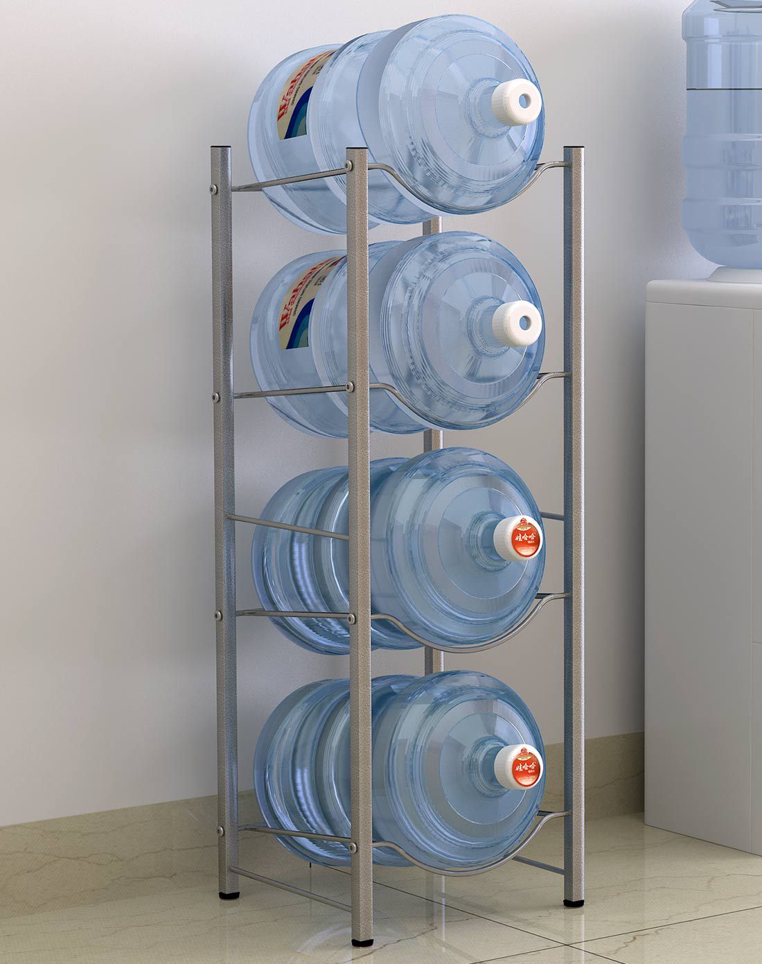 四层架纯净水桶架子饮水机支架子 两色可选