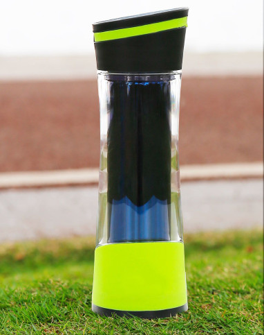 户外太阳能聚热恒温高硼硅水壶-绿