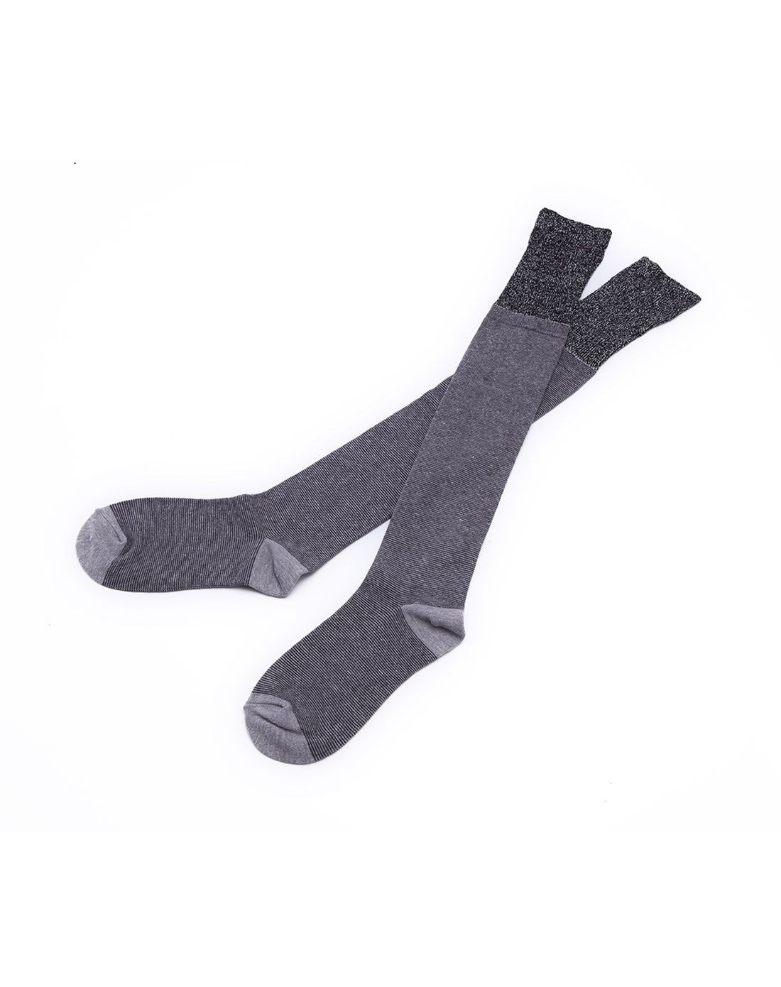 女童灰色长筒袜