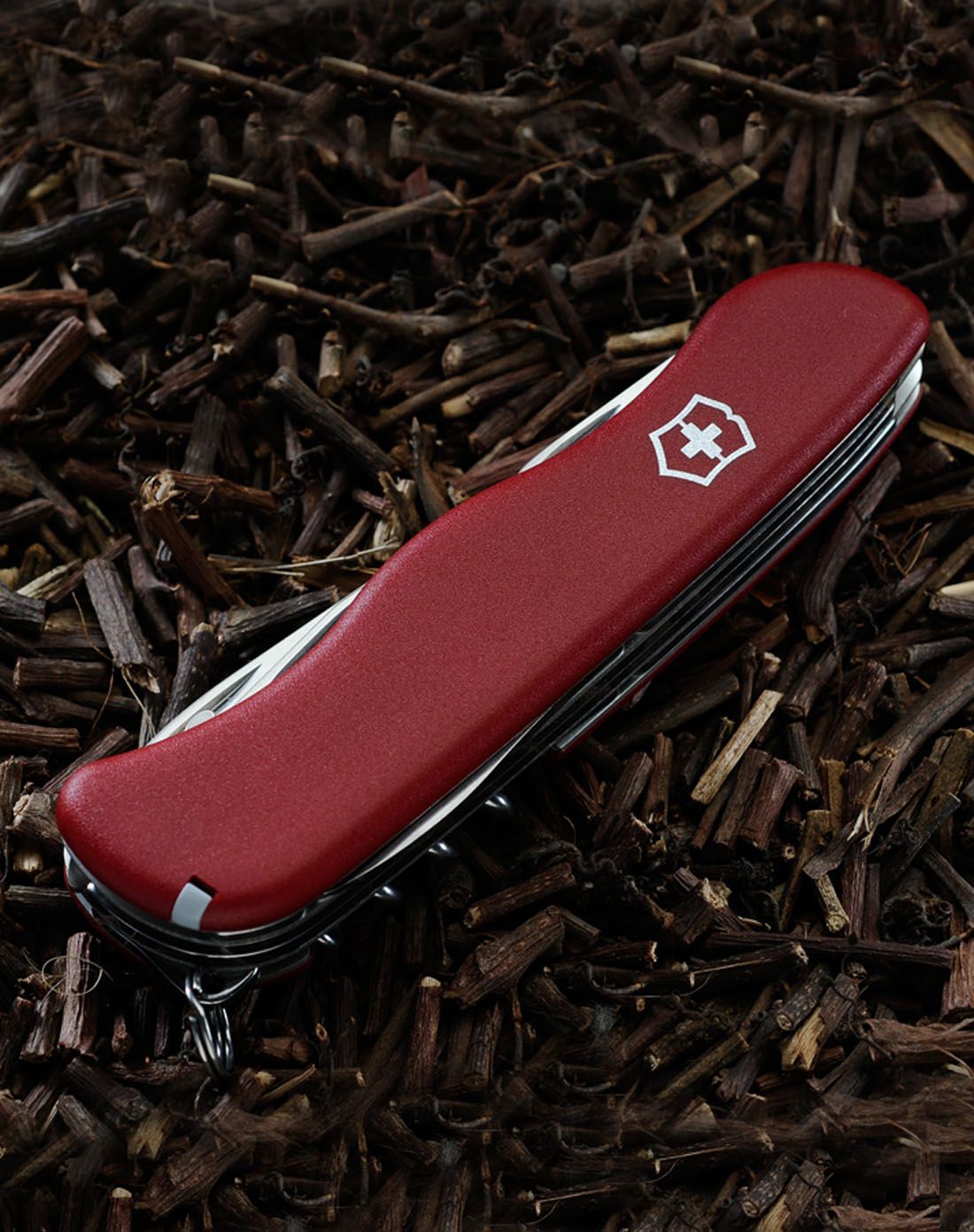 瑞士军刀111mm 前驱红色14功能刀