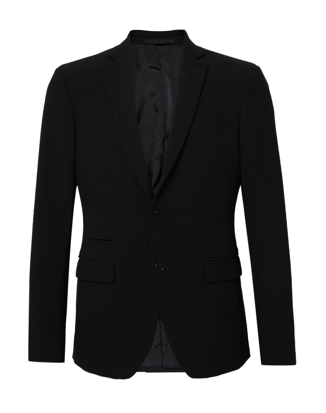 versace collection男款黑色经典西服套装