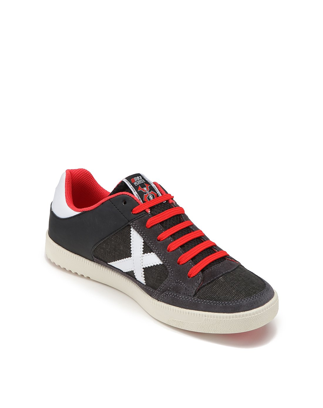 西班牙munich手工潮鞋专场手工制作潮牌联名款 男款xtreme 01休闲鞋黑