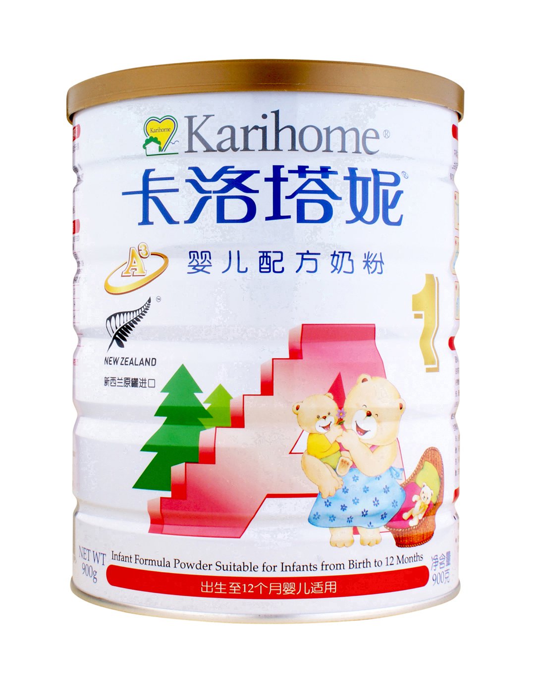 karihome 卡洛塔妮 婴儿配方奶粉 1段0