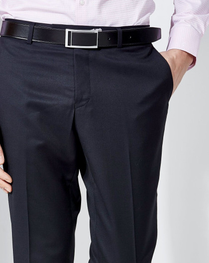 藏黑色帅气百搭商务长西裤