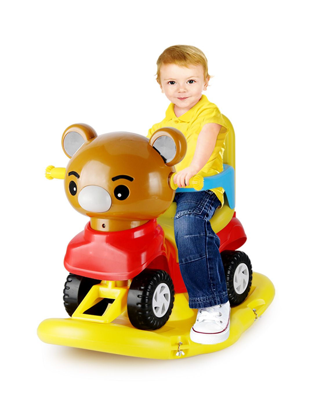 玩具嘉年华专场直发货娃娃博士小熊车带跷跷板(二合一)136-qq-803