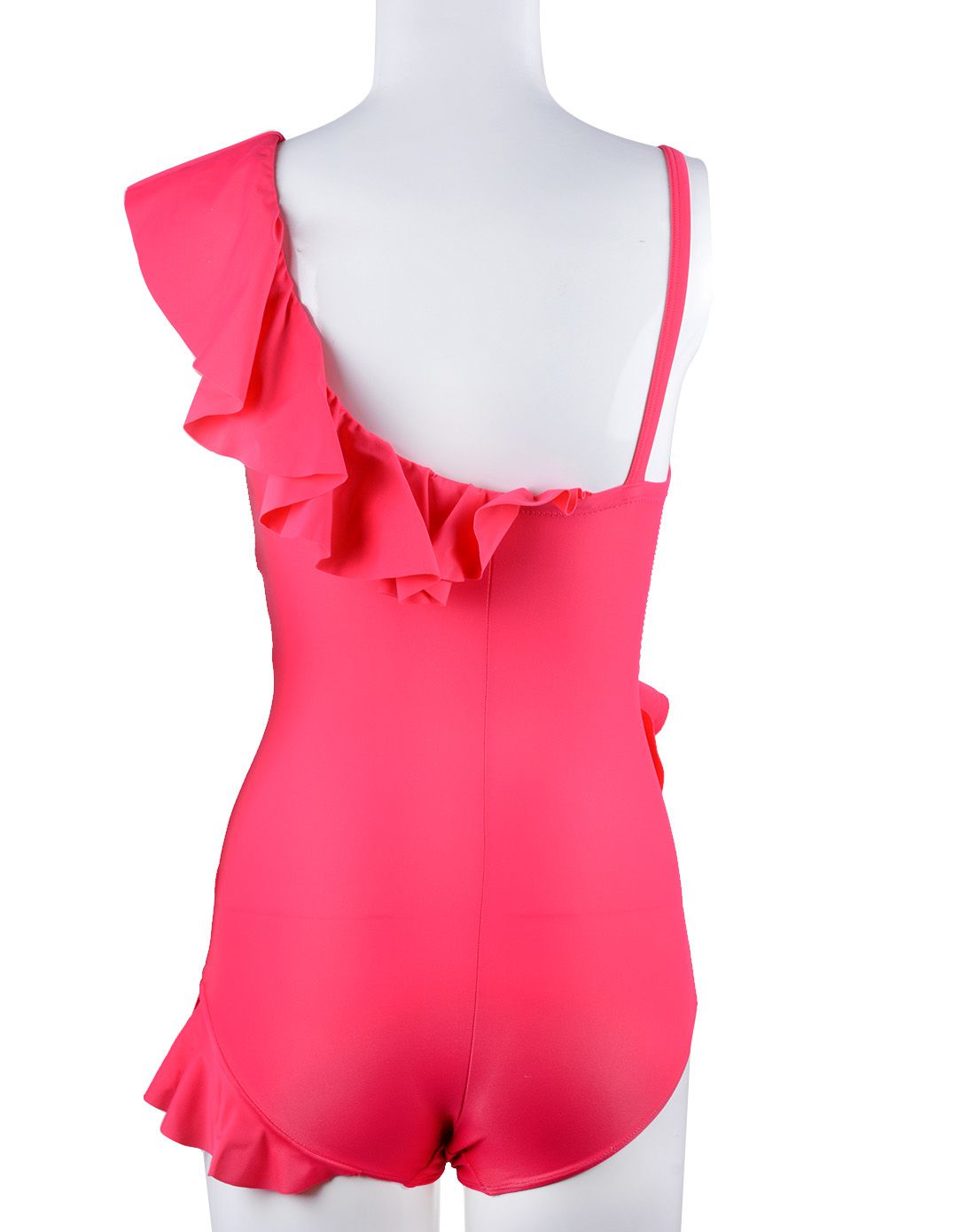 安莉芳女士荷叶边花朵三角内衣提臀性感连体泳衣es0774