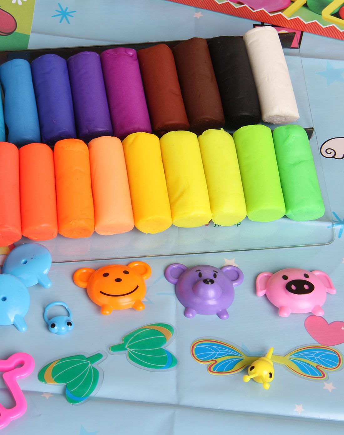 智高3d彩泥 玩法三合一 24色3d彩泥 沙滩篇 买就送 6色摇摇沙