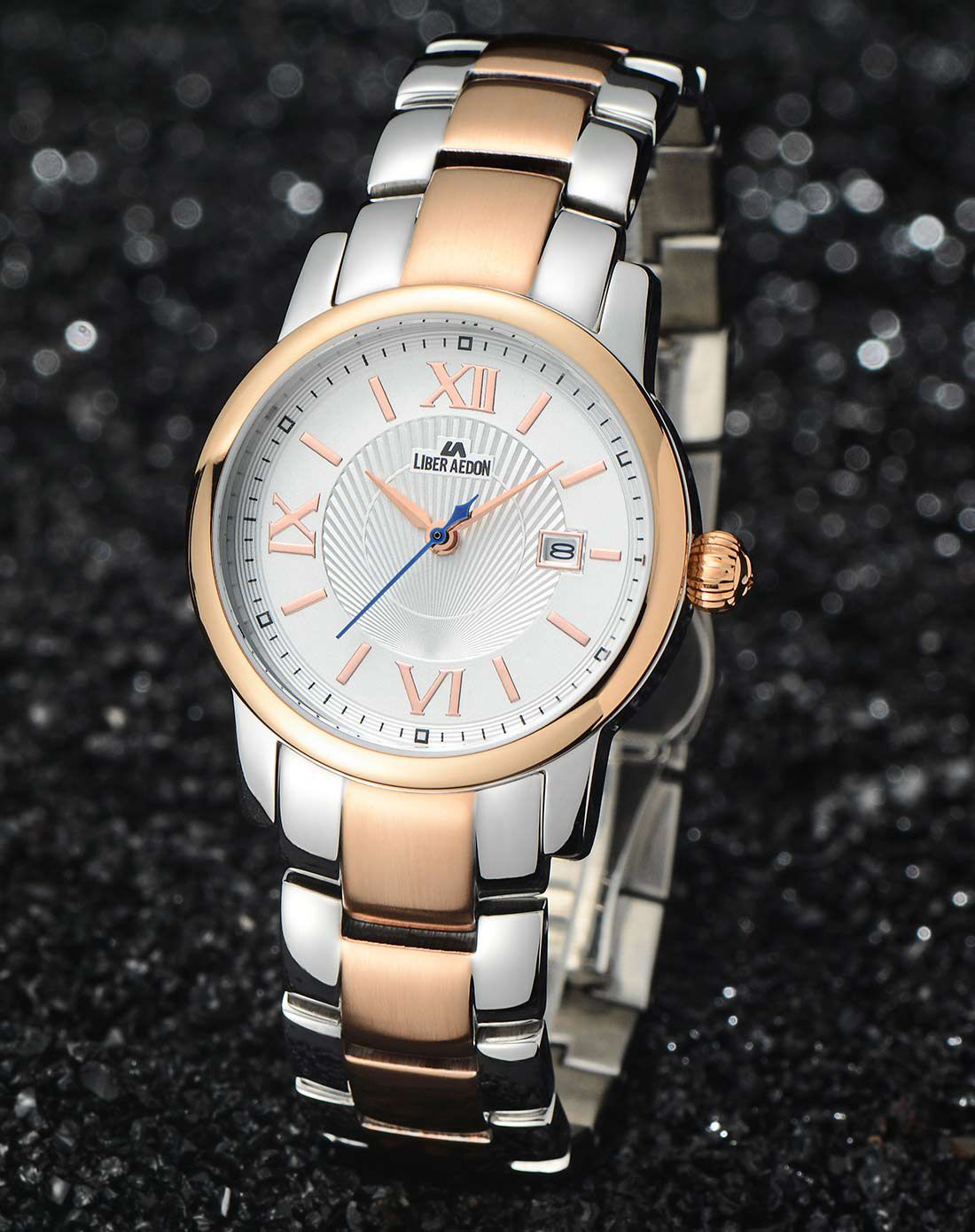 励柏艾顿liber aedon手表专场 励柏艾顿 玛格丽特系列钢带间金 女表