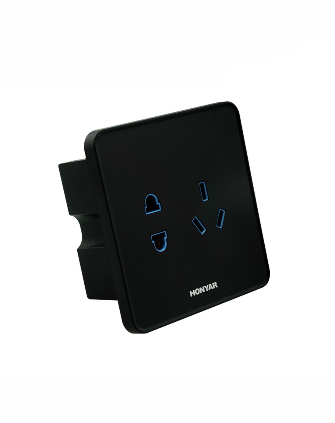 鸿雁 遥控开关wifi智能五孔插座