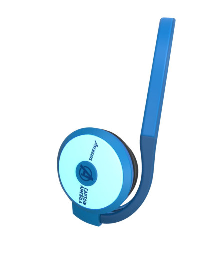 复仇者联盟时尚发光双边后挂式蓝牙耳机