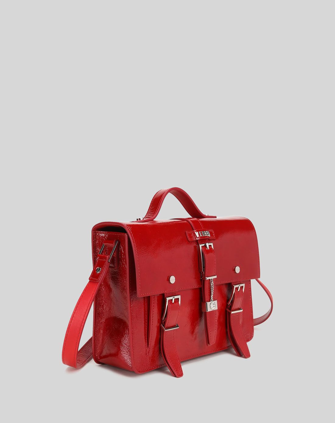 versus 女款红色时尚元素背提包