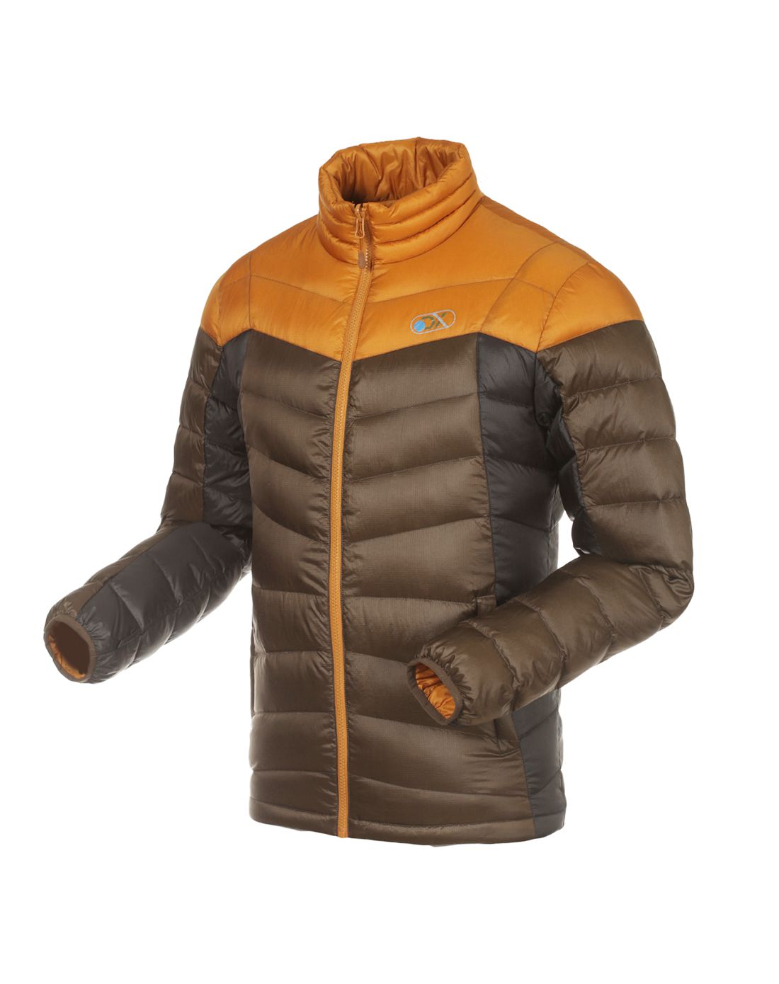 expedition户外反季特惠专场男式栗棕/麦棕可套穿轻盈保暖拼色羽绒服