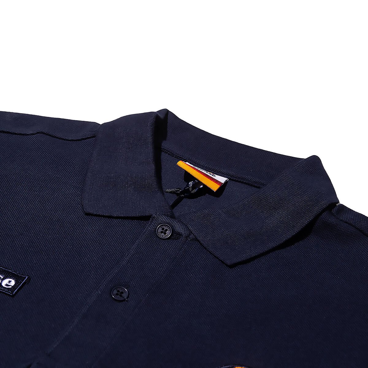 意大利运动大牌ellesse男款polo复古拼色条纹t恤 短袖 百搭70s贝壳