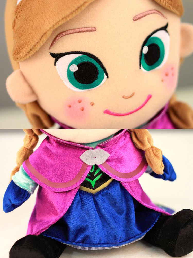 迪士尼卡通益智玩具专场直发货12英寸安娜公主毛绒玩偶d00040059_唯品