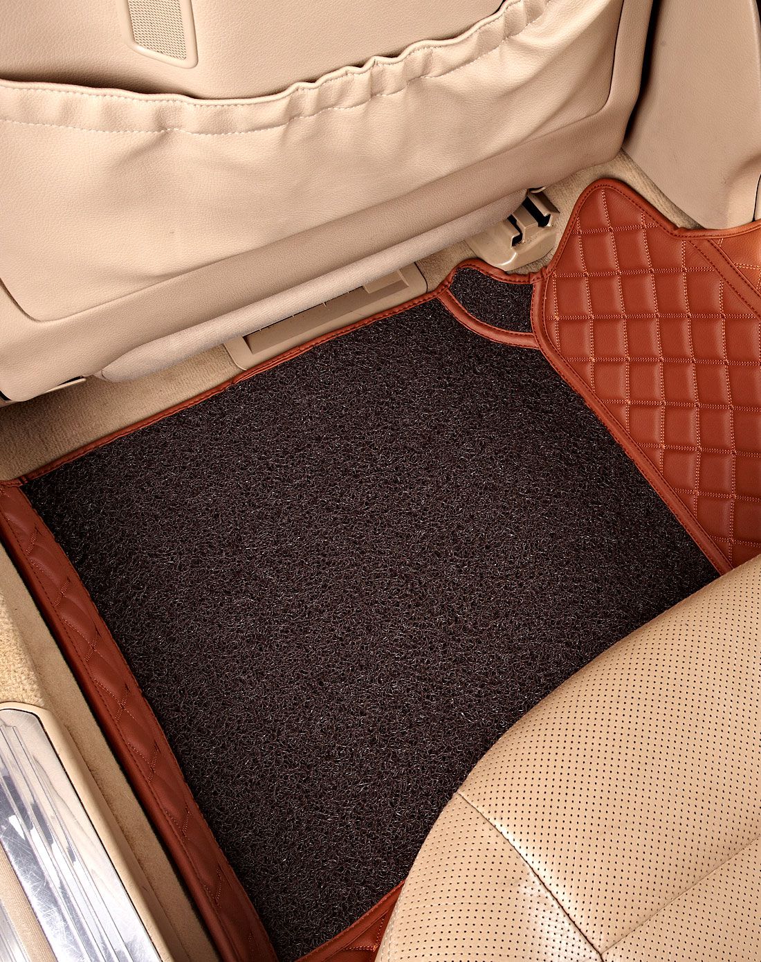 3m雅致系列微立边汽车脚垫(棕色)