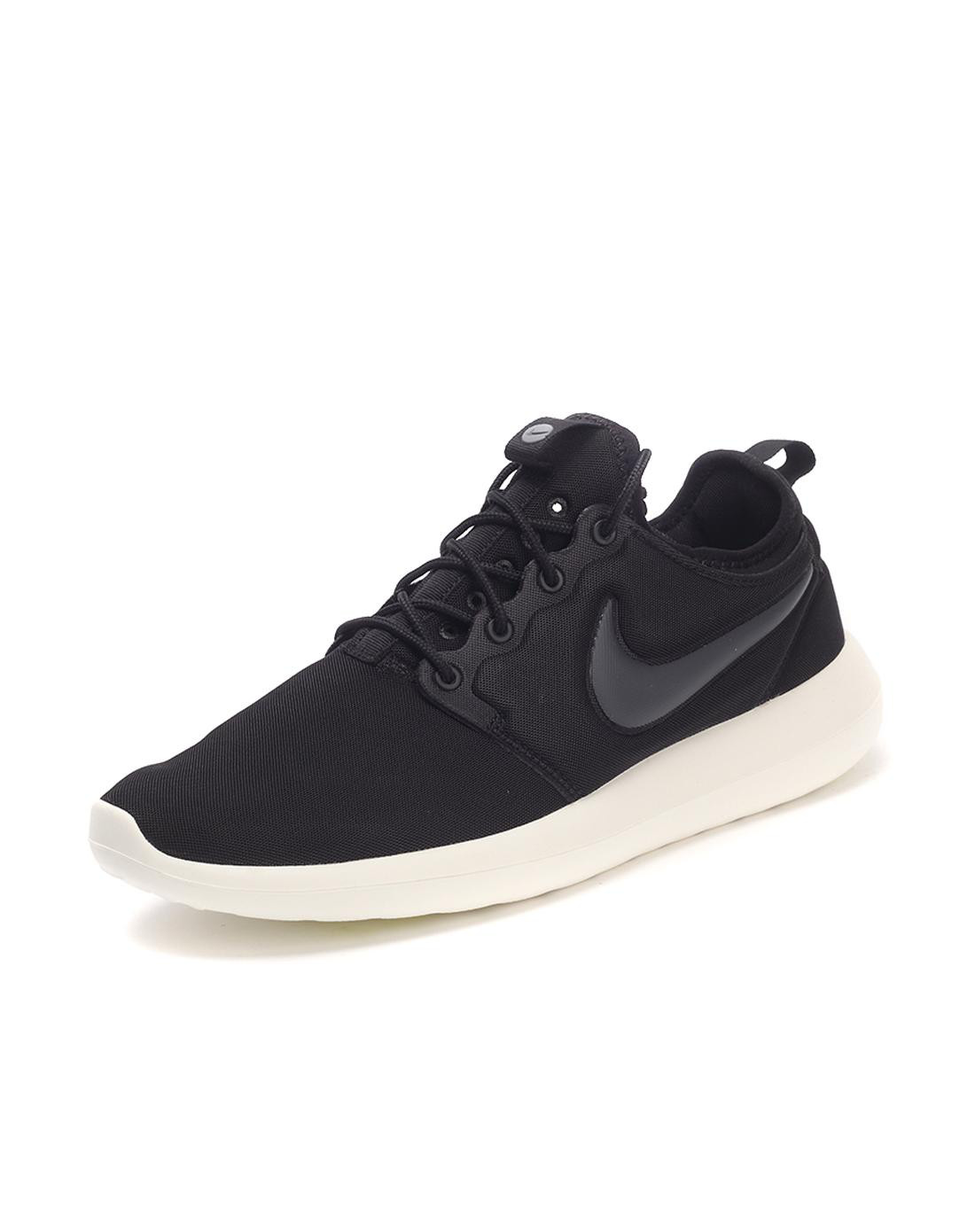 耐克nike roshe two 男子黑运动休闲鞋