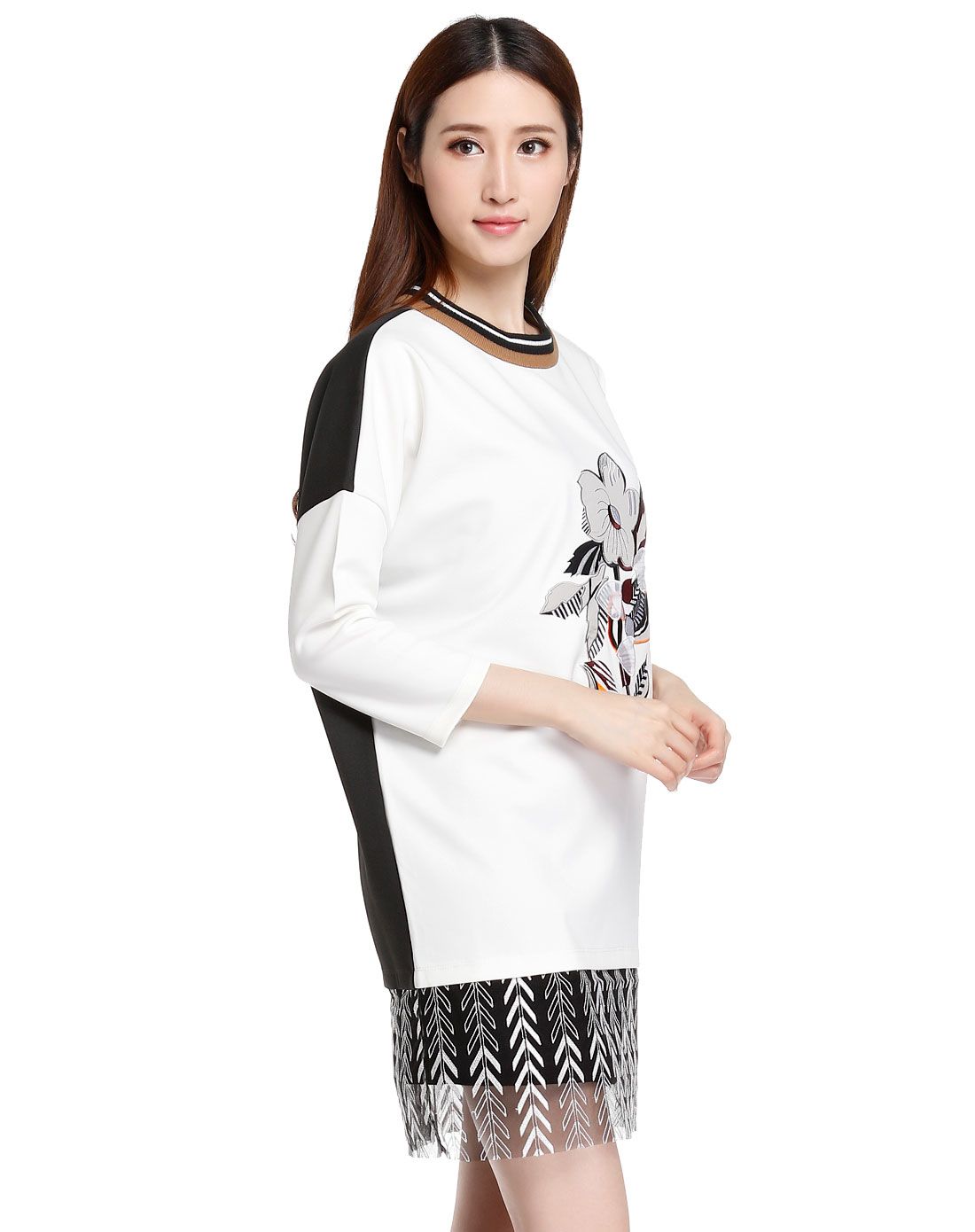 大牌-丽丽lily女装品牌专场精致蕾丝绣花连衣裙115330l772861_唯品会