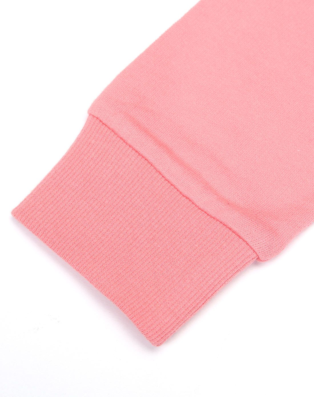 【春上新】女童西瓜粉运动花字卫衣