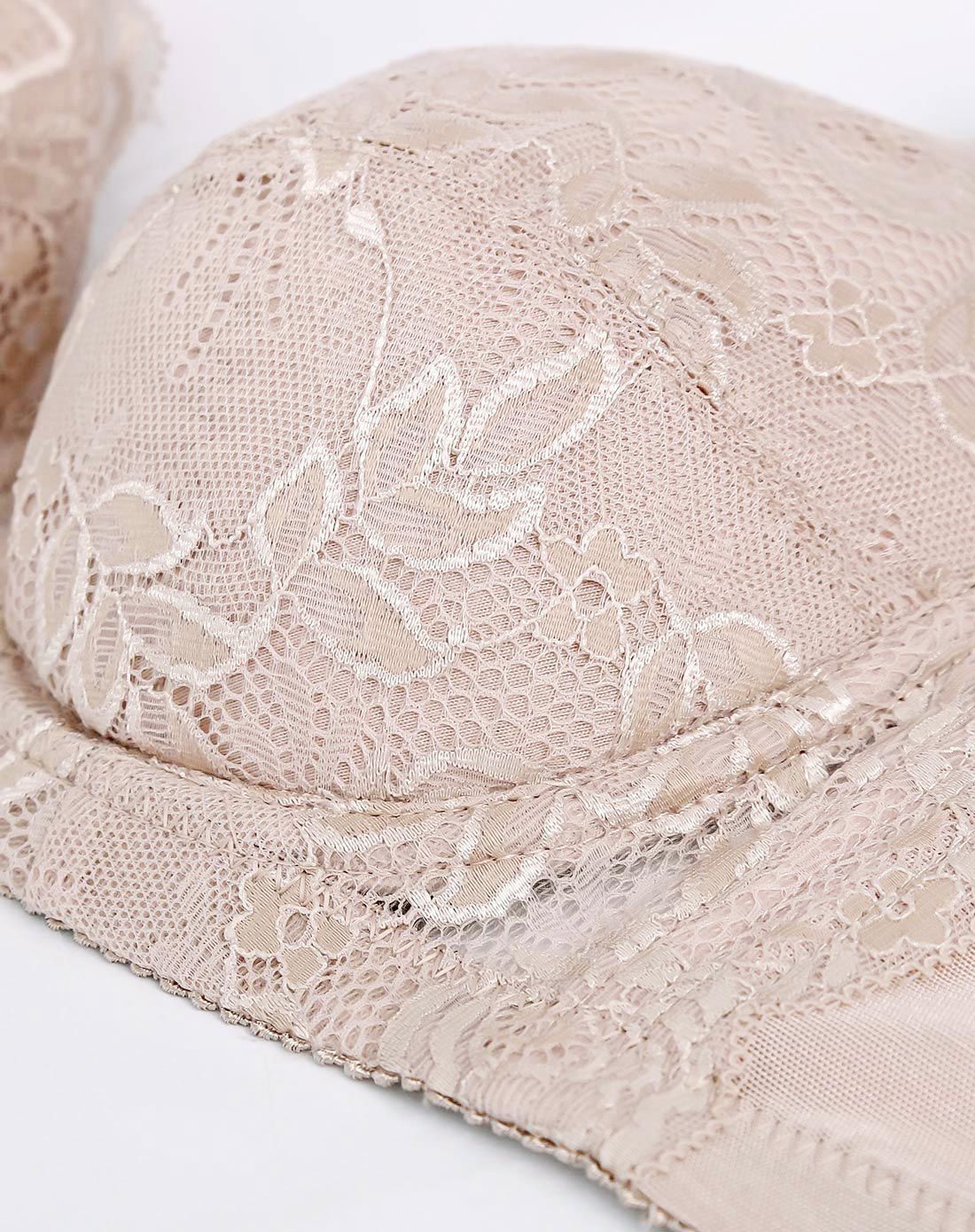 mmuses缪诗内衣专场幽然花影肤色绣花蕾丝舒适深v集中聚拢文胸511011