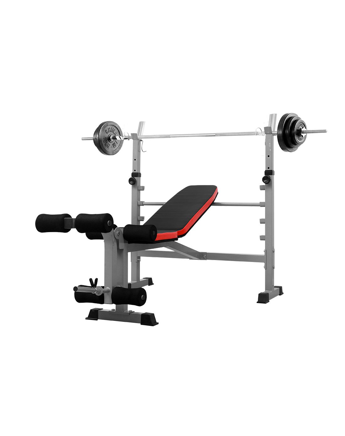 迈乔健身器材专场直发货迈乔专业多功能举重床 标配60kg杠铃mq-3003