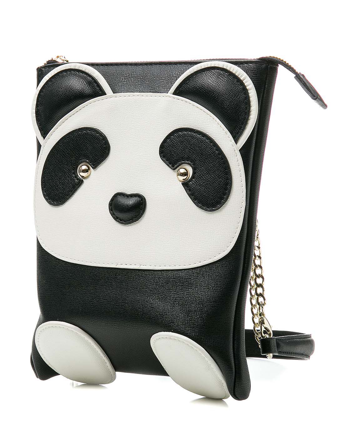16年新款萌趣动物熊猫斜挎包