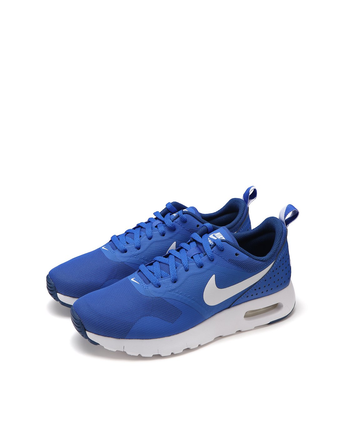 耐克nike运动潮流air max tavax 中性童款蓝色运动鞋814443-401_唯品