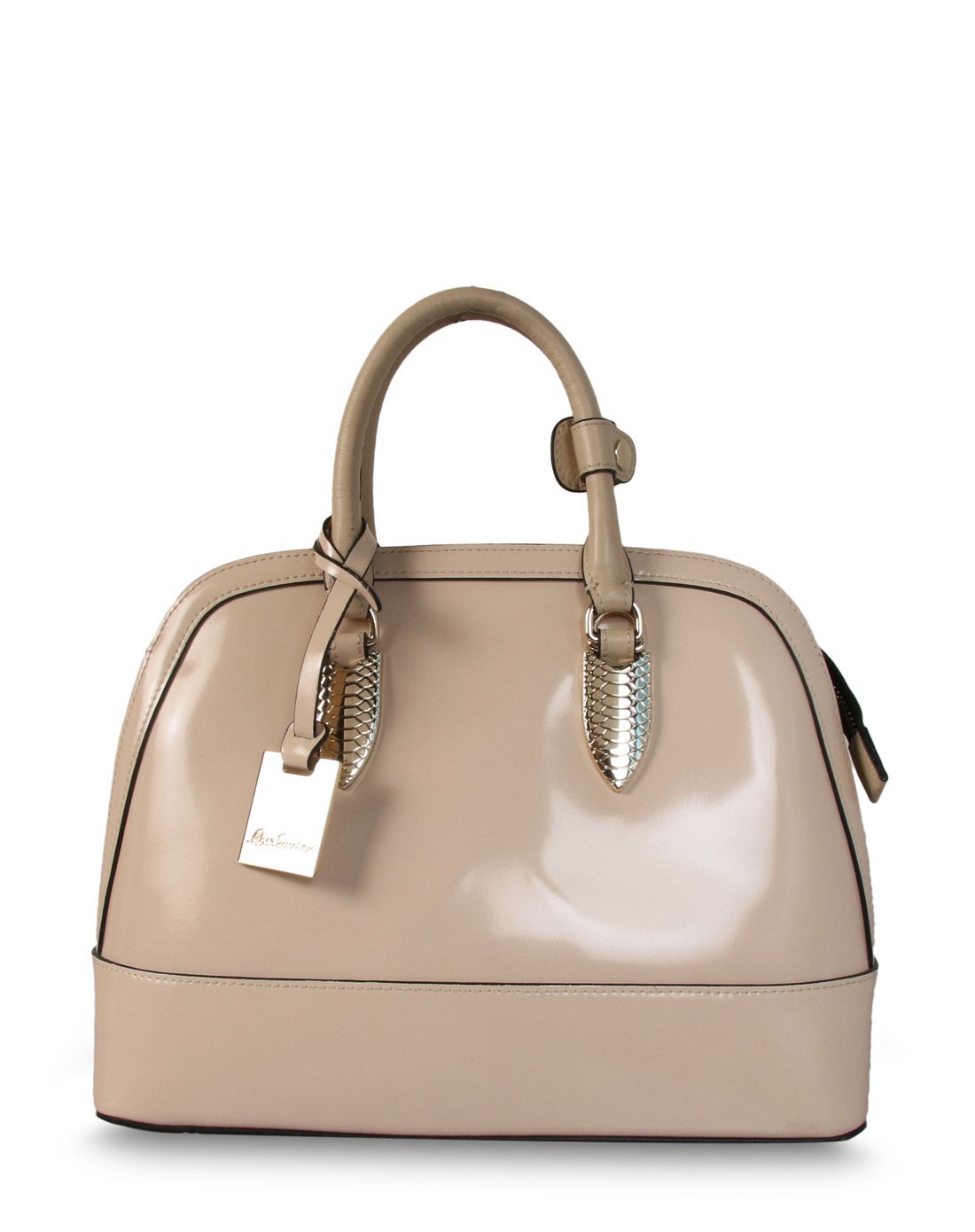 专柜同款女杏色百搭包包