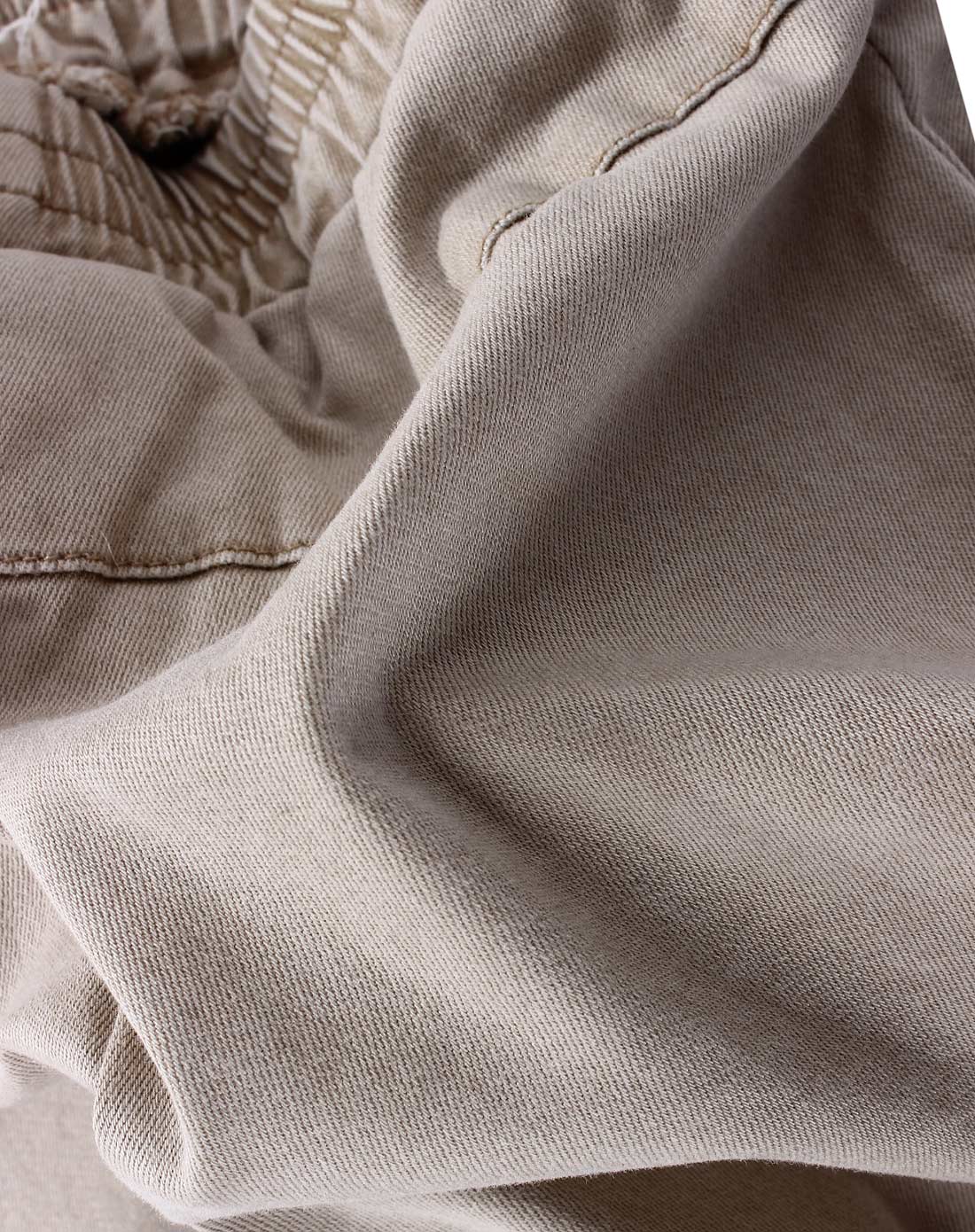 男童卡其色纯色休闲裤