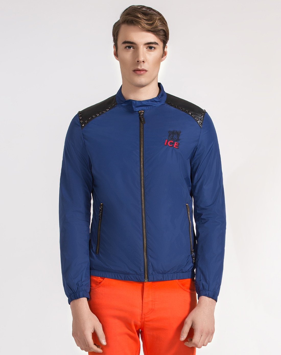 ice男蓝色潮流精致轻奢茄克831411200361_唯品会