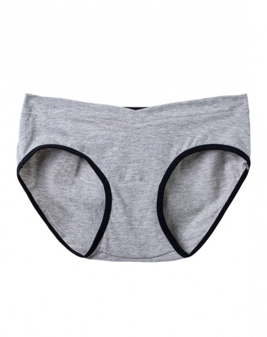 (两件起售)灰色妈咪孕产低腰内裤