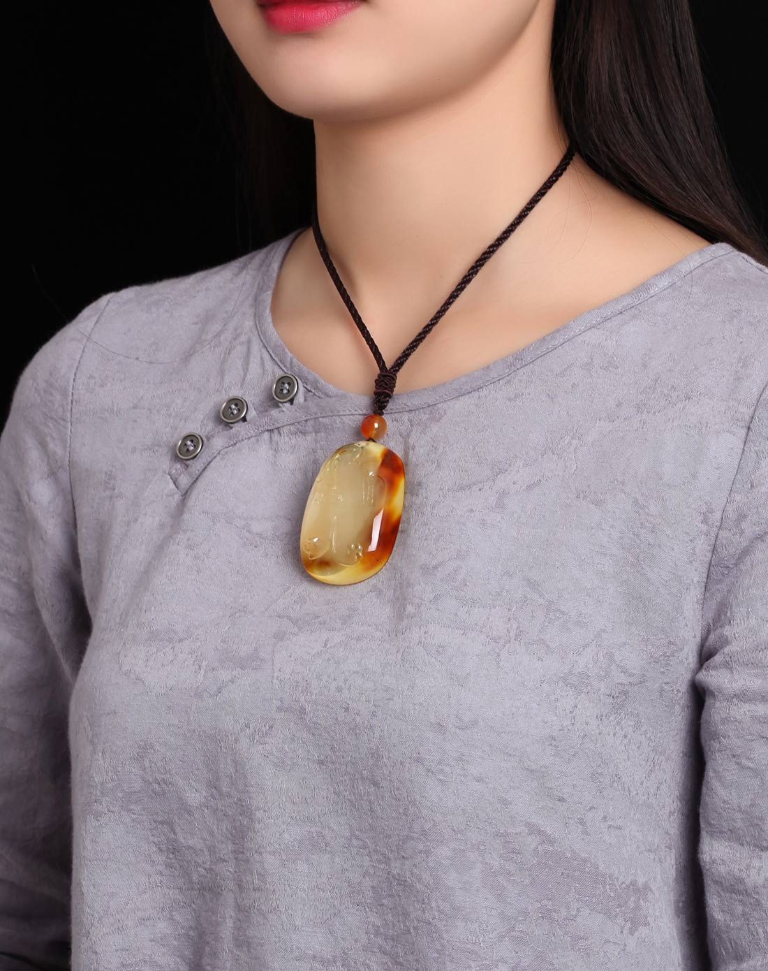 收藏级 天然琥珀 蜜蜡吊坠(含配绳) 多款可选