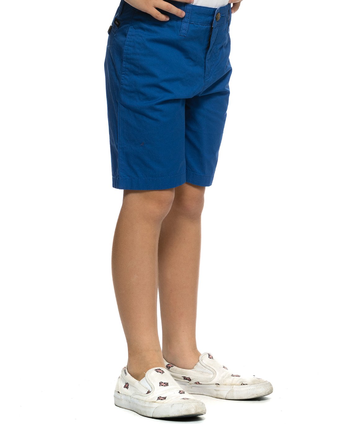 london 英国绅士风hackett london男童款宝蓝色斜纹布棉质短裤hk