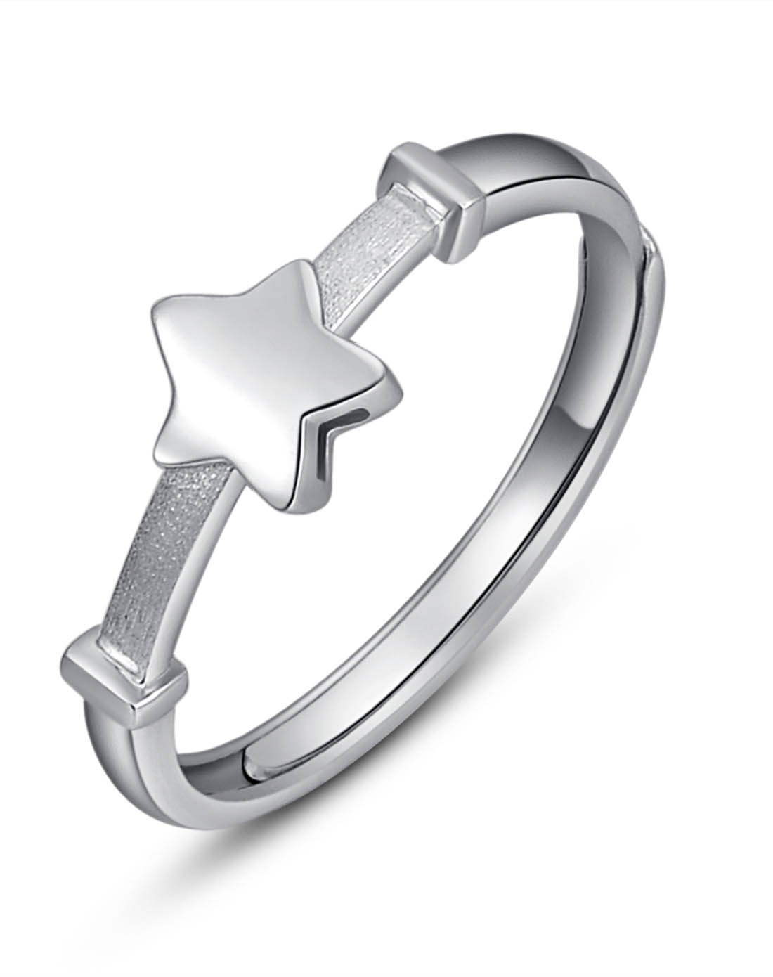宝亨达 铂金pt950时尚流星女戒(开口可调节指圈大小)