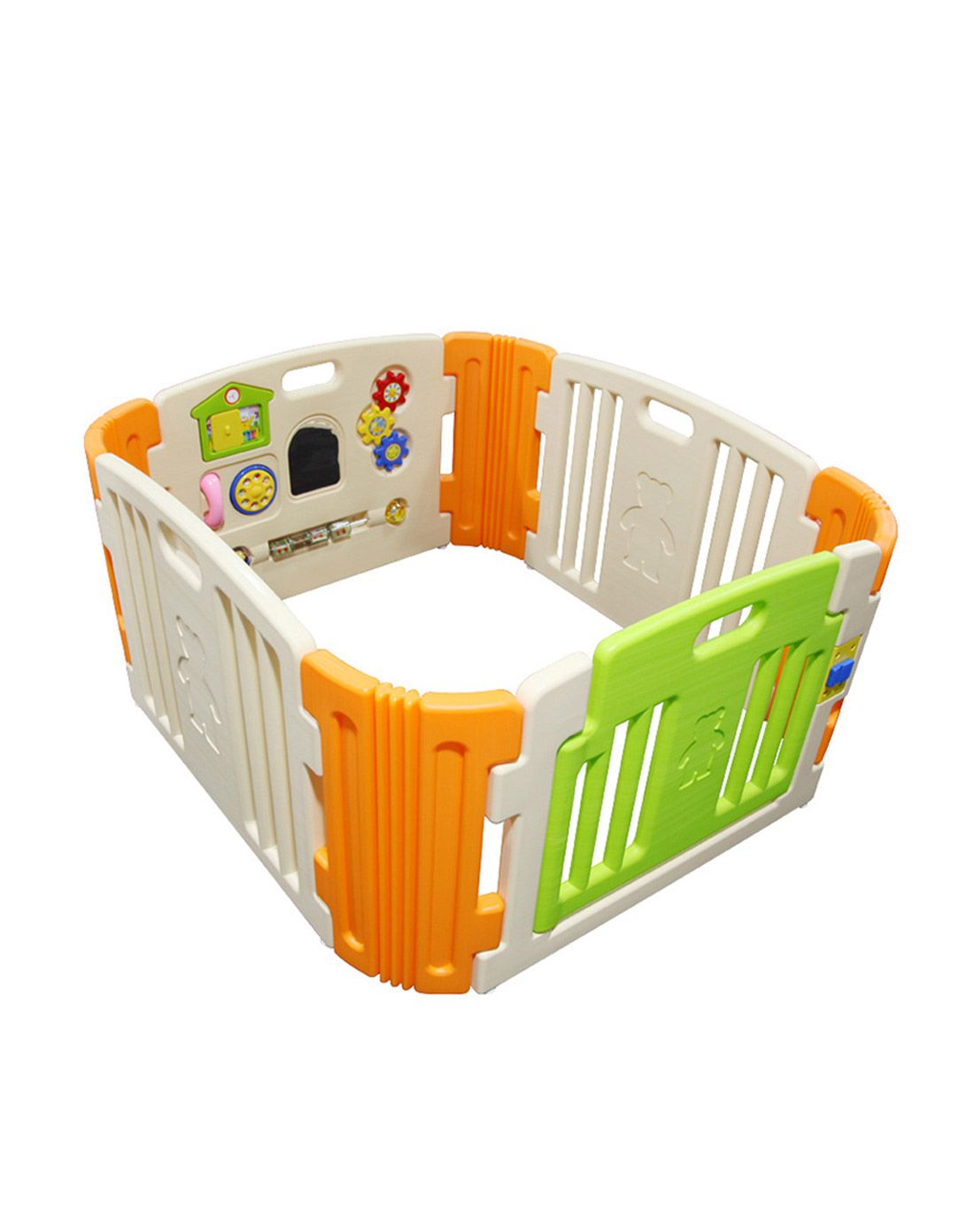 哈尼宝贝韩国进口围栏 游戏款米色